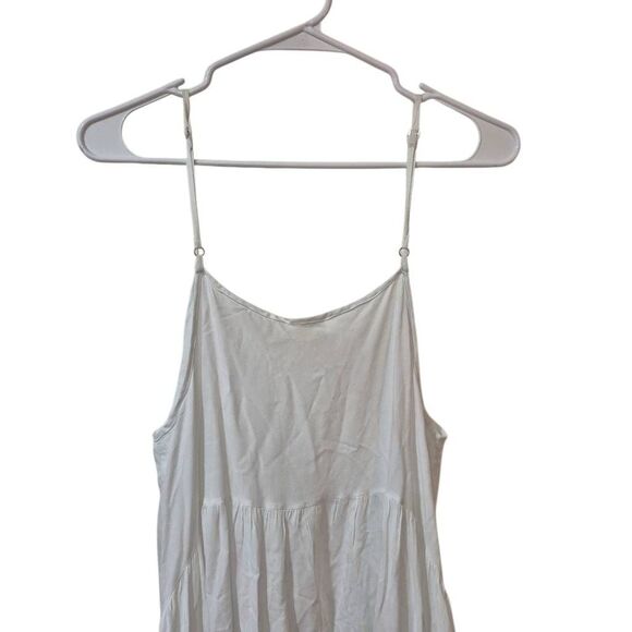 Free People Intimately White Slip Dress w Adjustable Spaghetti Straps EUC - Picture 3 of 15